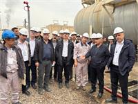 بازدید مدیرعامل شرکت نفت مناطق مرکزی ایران از میدان دهلران 3