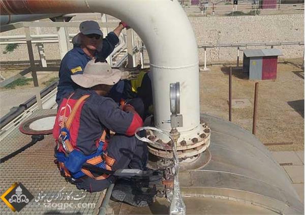 تعمیرات اساسی منطقه عملیاتی تنگ بیجار 4