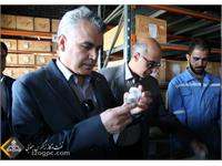 بازدید مدیرعامل و جمعی از مدیران ستادی از انبارهای کالا و تجهیزات نفت مرکزی 13