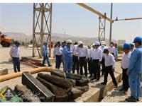بازدید مهندس حیدری از پالایشگاه فراشبند 10
