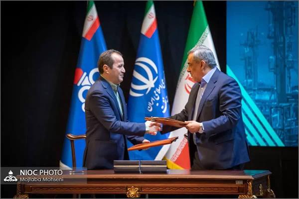 آیین امضای قراردادهای فشارافزایی میدان پارس جنوبی 9