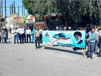 حضور کارکنان شرکت بهره‌برداری نفت و گاز زاگرس جنوبی در راهپیمایی روز قدس 1404 1