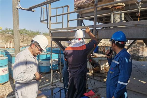 تعمیر اساسی سیستم کوره حرارتی در منطقه عملیاتی دهلران 3