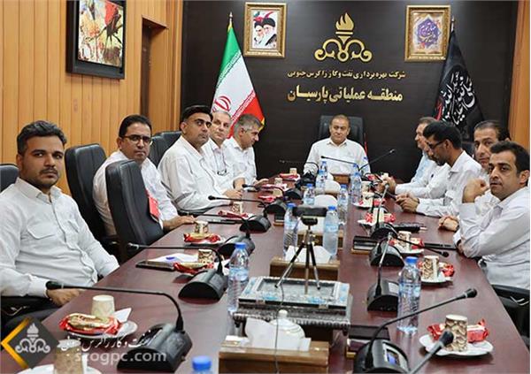 برگزاری مراسم تودیع و معارفه سرپرست روابط عمومی شرکت بهره برداری نفت و گاز زاگرس جنوبی 1