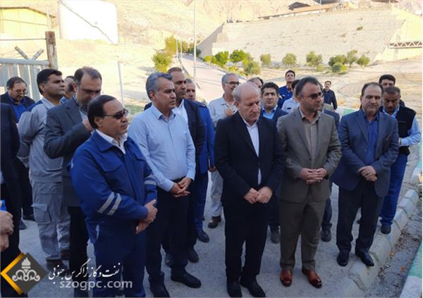بازدید مدیرعامل شرکت نفت مناطق مرکزی ایران و هیات همراه از منطقه عملیاتی تنگ بیجار 5