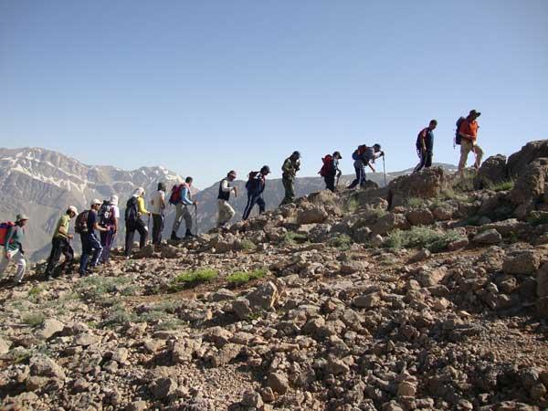 صعود گروه کوهنوردی منطقه عملیاتی پارسیان 7