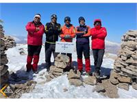 کوهنوردان  زاگرس جنوبی  قله برم فیروز سپیدان را فتح کردند  4