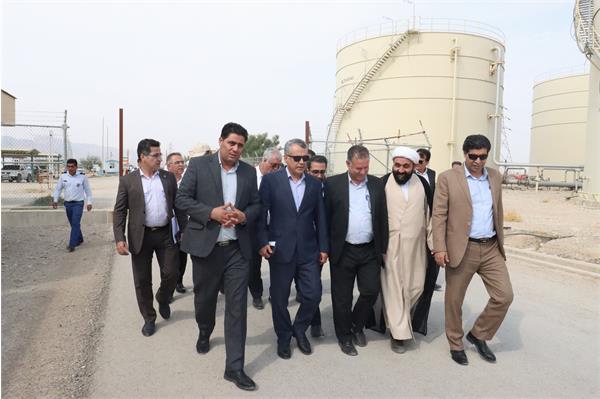 بازدید مدیرعامل نفت مرکزی از میدان نفتی خشت 6