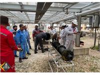 نخستین توپک هوشمند تمام ایرانی در میدان گازی تابناک با موفقیت رانده شد 1