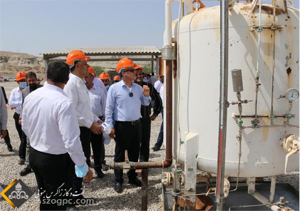 بازدید مدیرعامل شرکت نفت مناطق مرکزی ایران از منطقه عملیاتی سرخون و گشوی جنوبی 8