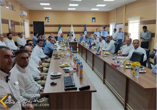 بازدید مدیرعامل شرکت نفت مناطق مرکزی ایران از ایستگاه‌ تقویت فشارگاز منطقه بیات دهلران 7