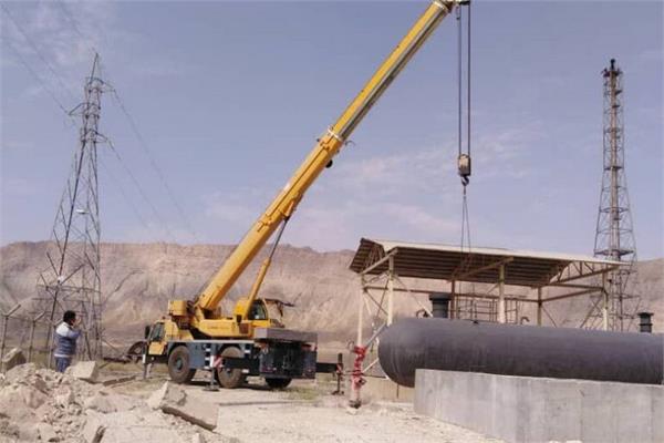 تعمیرات اساسی تأسیسات منطقه عملیاتی تنگ بیجار 12