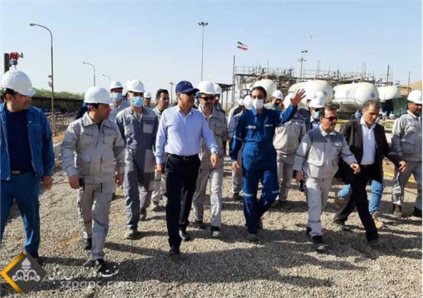 مدیرعامل شرکت نفت مناطق مرکزی ایران از منطقه عملیاتی چمشه خوش بازدید کرد