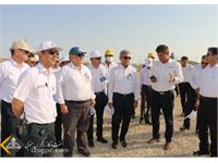 بازدید مدیرعامل شرکت پالایش گاز پارسیان از منطقه عملیاتی پارسیان 6