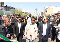 حضور گسترده کارکنان شرکت زاگرس جنوبی در راهپیمایی روز قدس 2