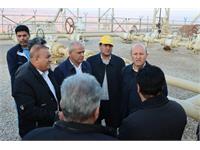 بازدید مدیر عامل شرکت بهره‌برداری نفت و گاز زاگرس جنوبی و هیات همراه از مناطق عملیاتی 11