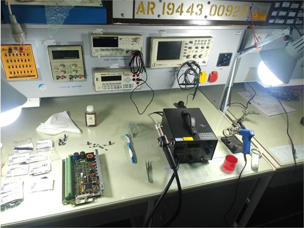 کارت کنترل کننده سیستم سوخت توربین‌های ایستگاه تقویت فشار نار و کنگان 6