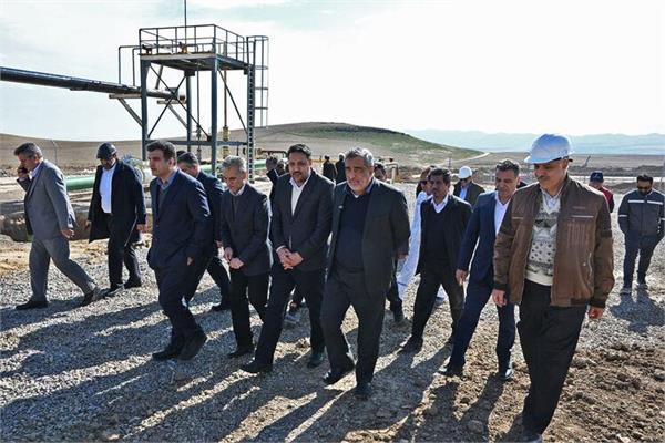 بازدید مدیرعامل شرکت ملی نفت ایران از میدان گازی توس 3