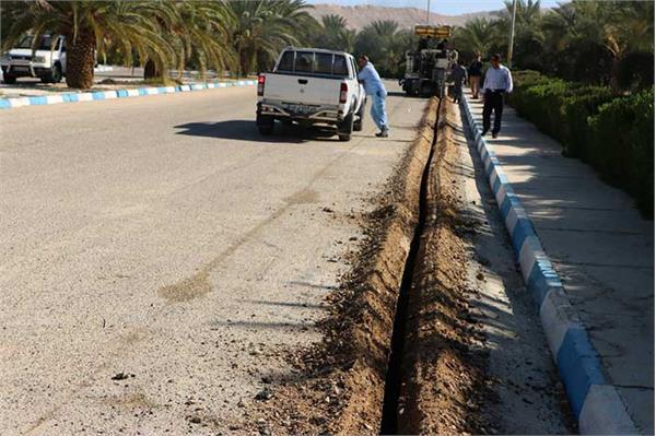 پوشش شبکه فیبر نوری ناحیه دالان 10