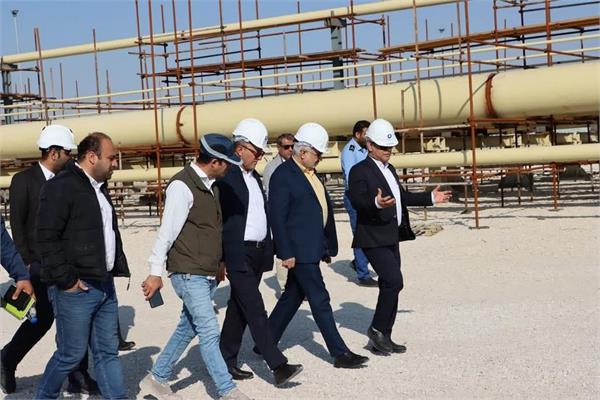 بازدید مدیر کل دیوان محاسبات استان فارس از منطقه عملیاتی پارسیان 3