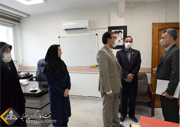 بازدید مدیرعامل شرکت نفت مناطق مرکزی ایران از ستاد شرکت بهره برداری نفت و گاز شرق 1