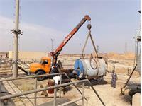 عملیات تعمیرات اساسی در منطقه عملیاتی نفت‌شهر 6