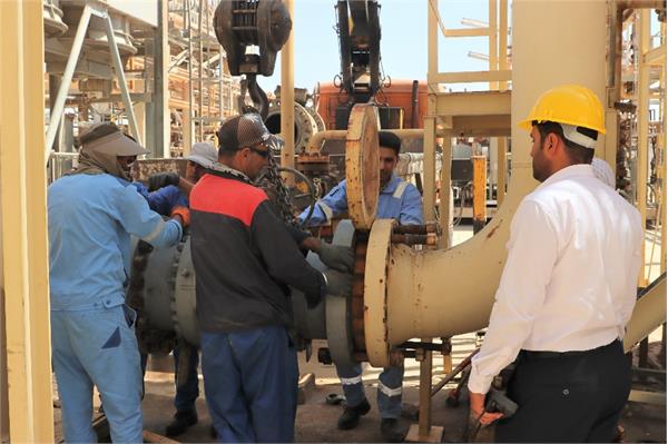 تعمیرات اساسی منطقه عملیاتی  آغار و دالان 8