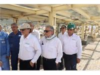 بازدید مدیر عامل شرکت بهره برداری نفت و‌گاز زاگرس جنوبی از ناحیه آغار و منطقه عملیاتی پارسیان 4