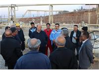 بازدید مدیر عامل شرکت بهره‌برداری نفت و گاز زاگرس جنوبی و هیات همراه از مناطق عملیاتی 10