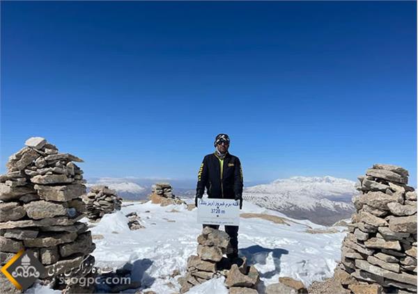 کوهنوردان  زاگرس جنوبی  قله برم فیروز سپیدان را فتح کردند  3