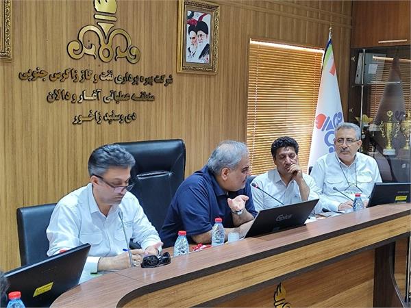 برگزاری جلسات مقدماتی مدیریت امور فنی در مناطق عملیاتی در رابطه با پیش بینی بهره دهی چاه ها 12