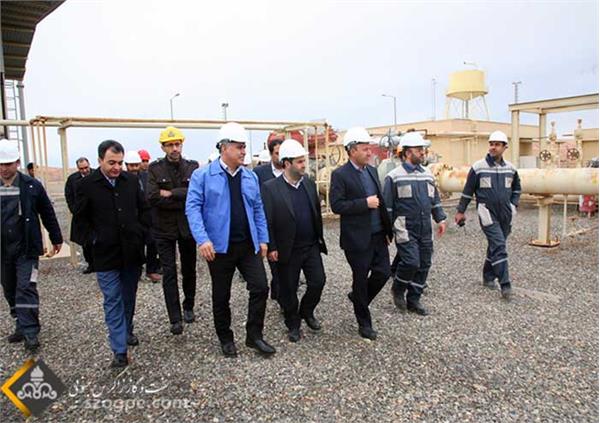 بازدید مدیر عامل نفت مرکزی از منطقه عملیاتی سراجه قم 22