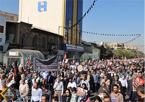 حضور کارکنان زاگرس جنوبی در مراسم تشییع شهدای عملیات تروریستی حرم مطهر شاهچراغ (ع) 6