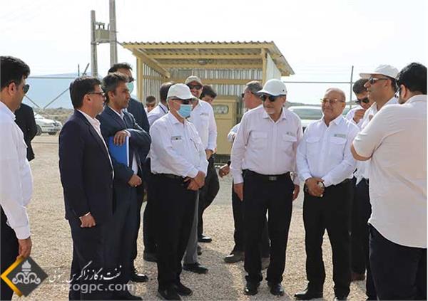 بازدید مدیر عامل شرکت نفت و گاز زاگرس جنوبی از منطقه عملیاتی پارسیان 12