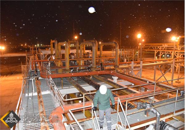 برودت و سرمای شدید مانع تلاش کارکنان نفت و گاز شرق نیست 5
