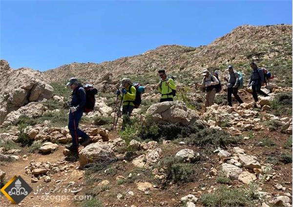 صعود کوهنوردان زاگرس جنوبی به ارتفاعات پازن پیر 6