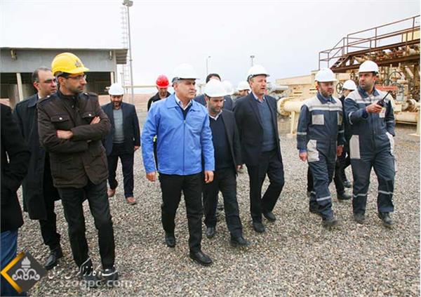 بازدید مدیر عامل نفت مرکزی از منطقه عملیاتی سراجه قم 12