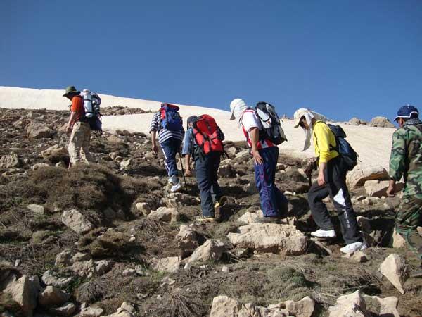 صعود گروه کوهنوردی منطقه عملیاتی پارسیان 3