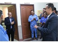 بازدید مدیر عامل شرکت بهره برداری نفت و گاز زاگرس جنوبی ازمنطقه عملیاتی سرخون و گشوی جنوبی 6