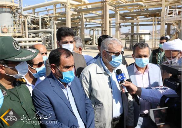 بازدید وزیر نفت از منطقه عملیاتی آغار و دالان 5