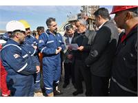 بازدید مدیرعامل شرکت ملی نفت ایران از میدان گازی توس 10