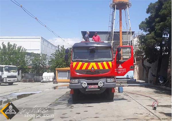 تعمیر و بروز رسانی تجهیزات ایمنی و آتش نشانی منطقه عملیاتی دهلران 7