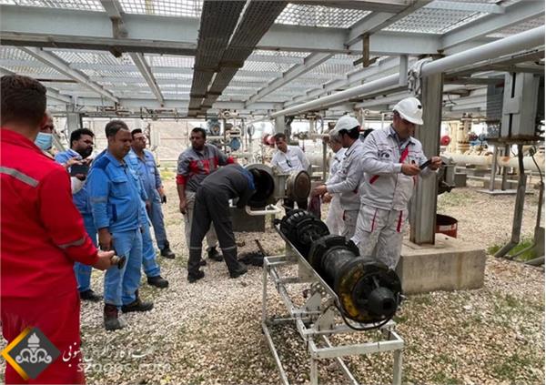 نخستین توپک هوشمند تمام ایرانی در میدان گازی تابناک با موفقیت رانده شد 1