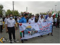 راهپیمایی روز قدس منطقه نار و کنگان 6