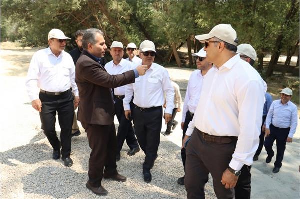 بازدید مدیرعامل شرکت نفت مناطق مرکزی ایران از میدان گازی مختار در استان کهگیلویه و بویراحمد 9