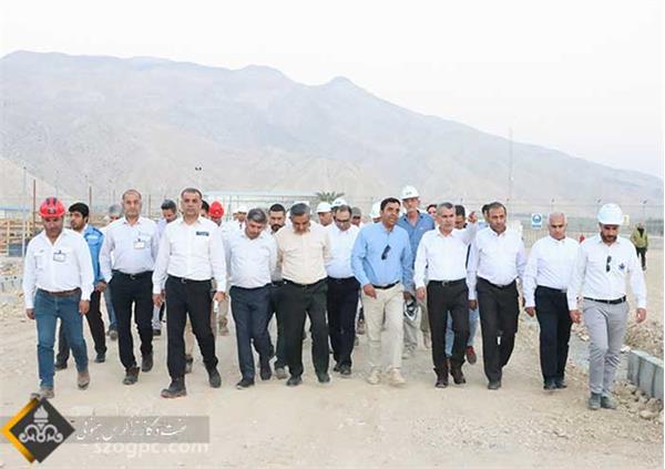 بازدید دوره ای مهندس مهدی حیدری از منطقه عملیاتی پارسیان 3
