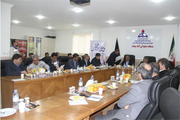 بازدید مدیر عامل نفت مناطق مرکزی از میدانهای گازی تنگ بیجار ، باباقیر و بانکول 8