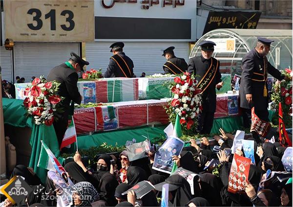 حضور کارکنان زاگرس جنوبی در مراسم تشییع شهدای عملیات تروریستی حرم مطهر شاهچراغ (ع) 2