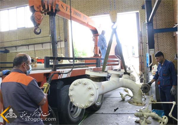 تعمیرات اساسی سال 1401 در منطقه عملیاتی نار و کنگان آغاز شد 4