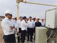 بازدید مدیر عامل نفت مناطق مرکزی ایران از پروژه های احداث ایستگاه تقویت فشار چشمه خوش ، دهلران و نیز میدان دانان 12